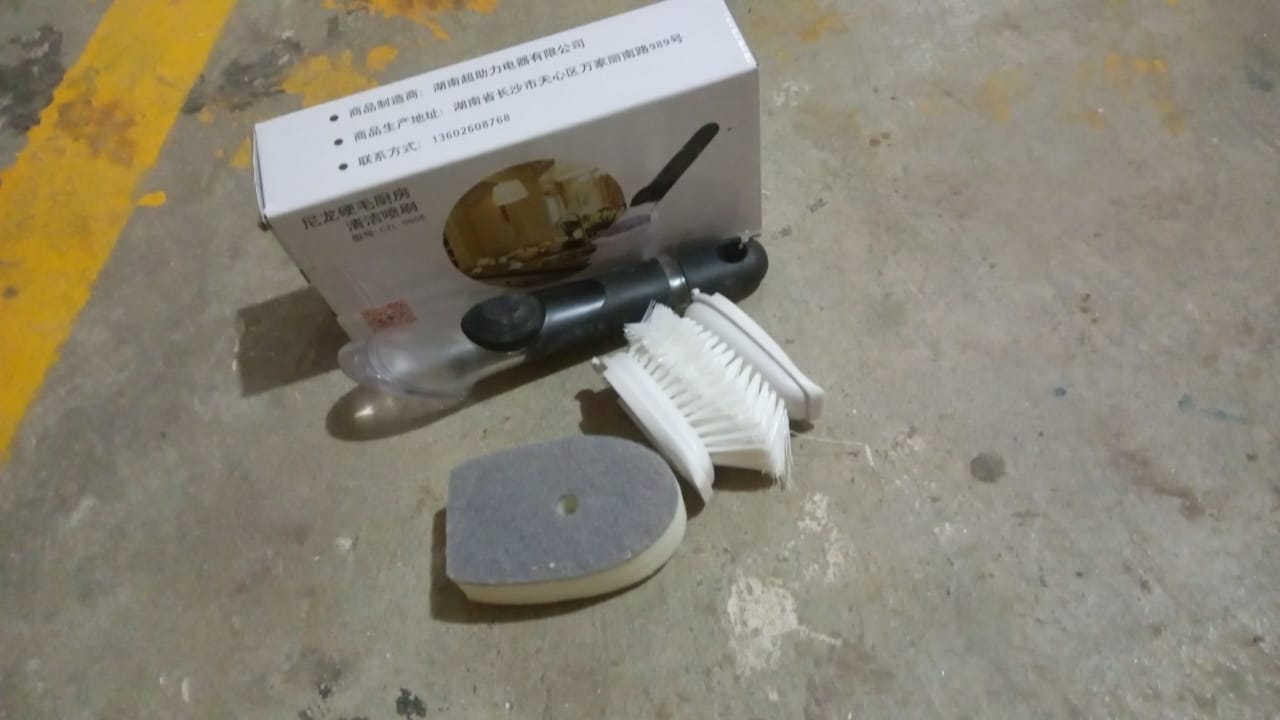 Dish Scrubber with Soap Dispenser, Soap Dispensing Dish Brush Set (1 Set) Dish Scrubber with Soap Dispenser, Soap Dispensing Dish Brush Set (1 Set)